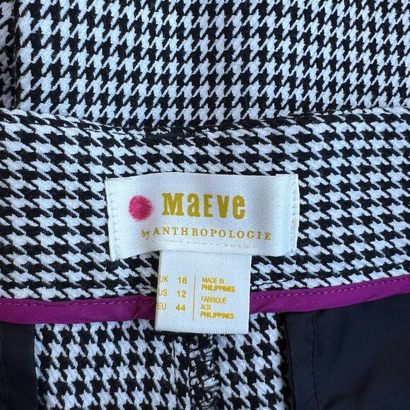 Maeve Anthropology Large Cuffed Flare Pant US12 - Picture 5 of 8